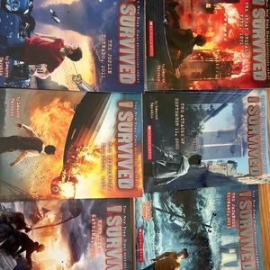 12 books I survived true and 1 I survived true stories five Epic disasters